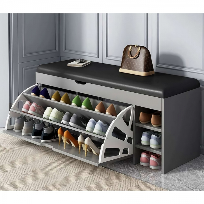 Pantofar 125 MDF Grey 100x30x51cm [1]
