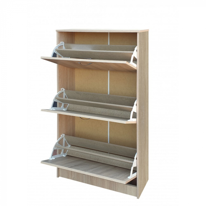 Pantofar 800 3s ro, 80x26x127cm, Sonoma/Trufe [2]