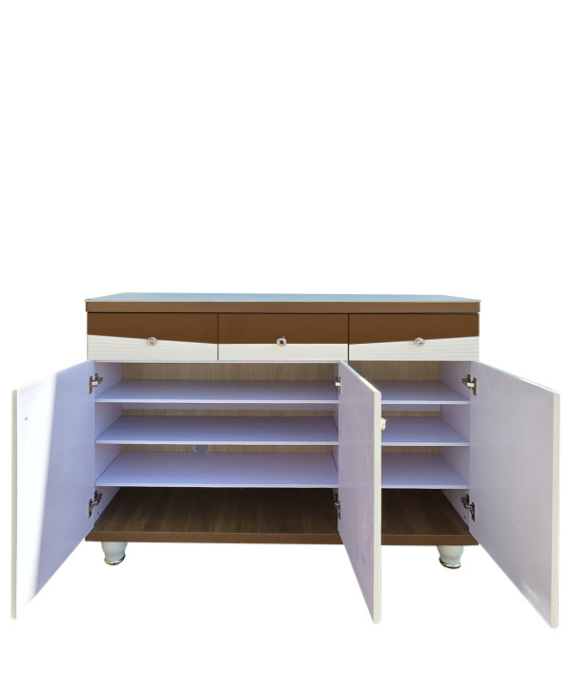 Pantofar MDF Alpin, crem deschis, 120x33x100 cm [2]