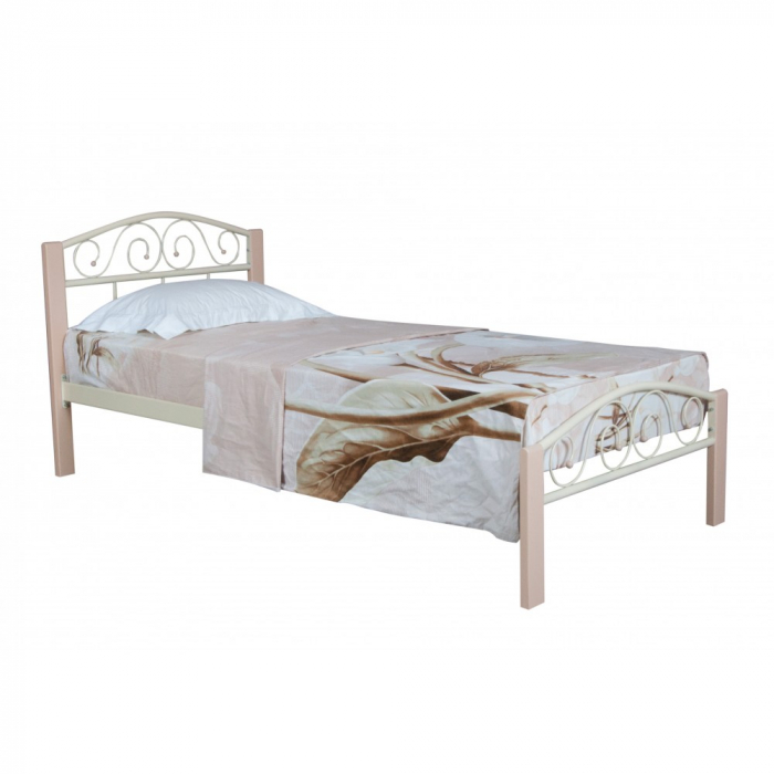 Pat Metalic ALICE LUX wood 90x200cm - Bej [1]