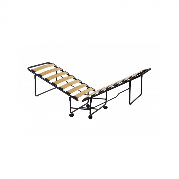 Pat metalic pliant Valetta 2 c939, 194x79x45cm, gri [3]