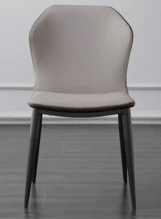Scaun dining Como 50x52x85cm Crem+Gri [4]