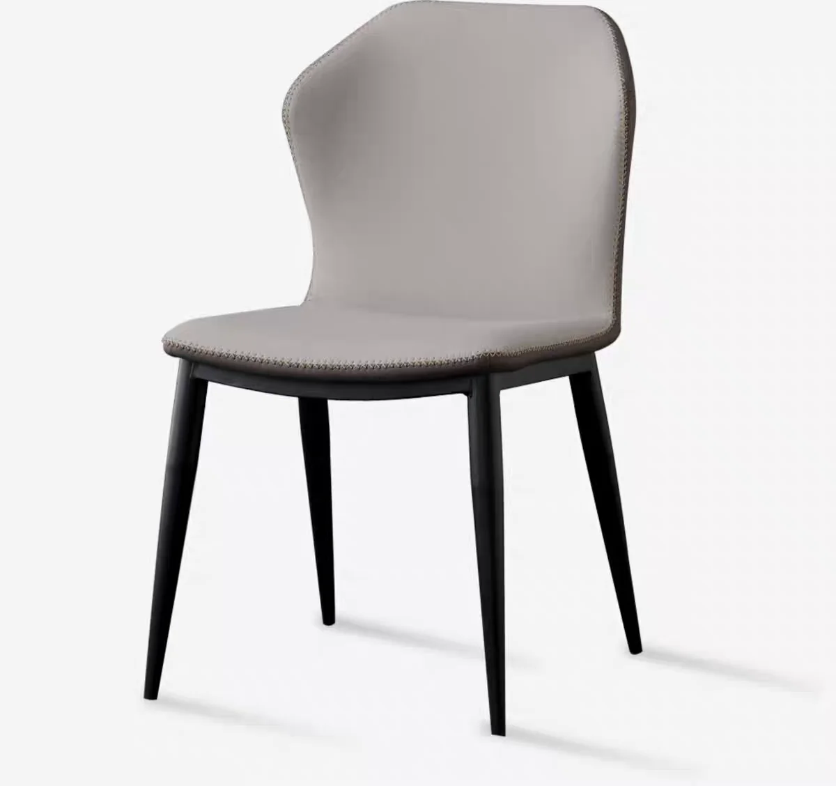 Scaun dining Como 50x52x85cm Crem+Gri [3]