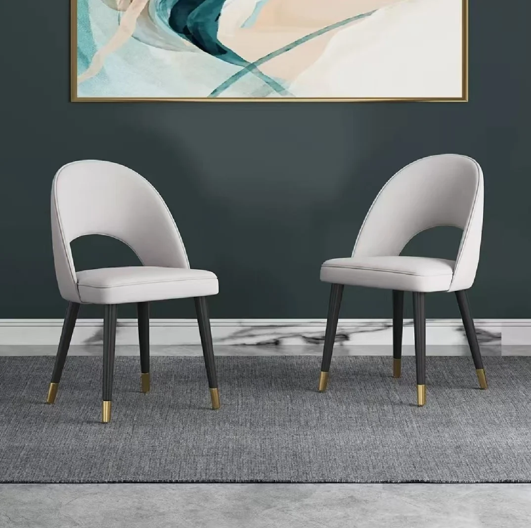 Scaun Dining Moon Gri 50x52x85 cm [2]