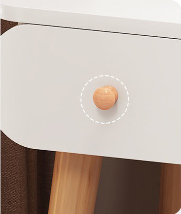 Set AMY 4, Masă de toaletă 100x40x78  pentru machiaj cu oglindă iluminată LED, Scaun INCLUS. [3]