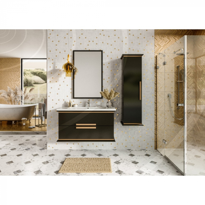 Set Baie Hermes 800 Negru 3 unitati [1]