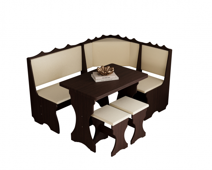 Set bucatarie Siria, cu masa extensibila si 2 tabureti wenge [5]