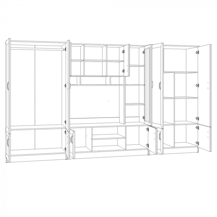 Set Living Adelina k003, 350x51x200cm [3]