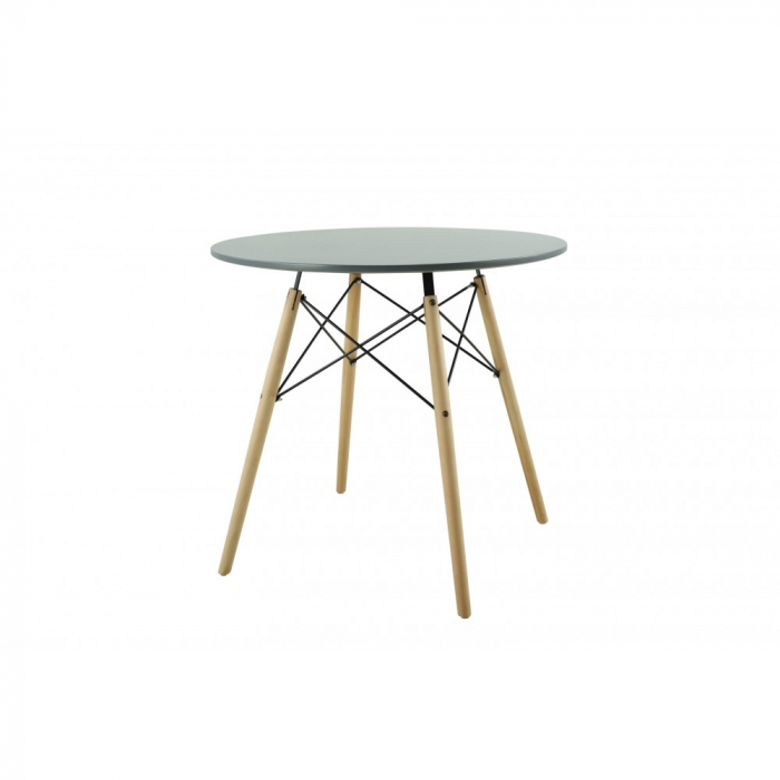 Set masa DA151Grey,80x75 cm /4 scaune, 46x55x83 cm, DA232, grey [3]