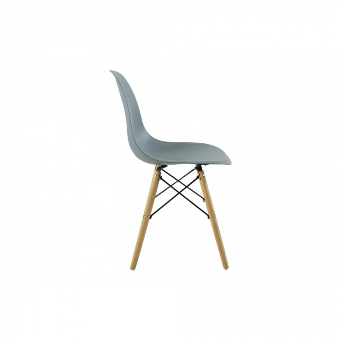 Set masa DA151Grey,80x75 cm /4 scaune, 46x55x83 cm, DA232, grey [9]