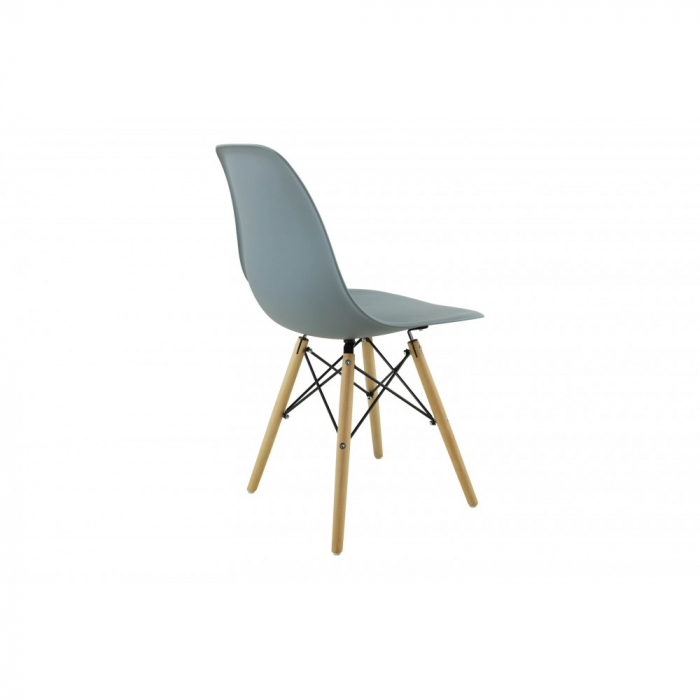 Set masa DA151Grey,80x75 cm /4 scaune, 46x55x83 cm, DA232, grey [6]