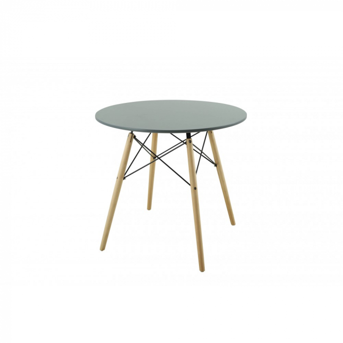 Set masa DA151Grey,80x75 cm /4 scaune, 46x55x83 cm, DA232, grey [4]