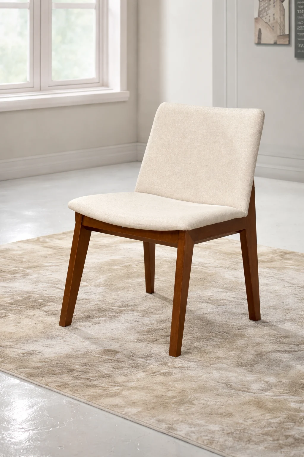 Set Masa extensibila + 4 Scaune Wood 1 LUX  1200x1200mm [2]