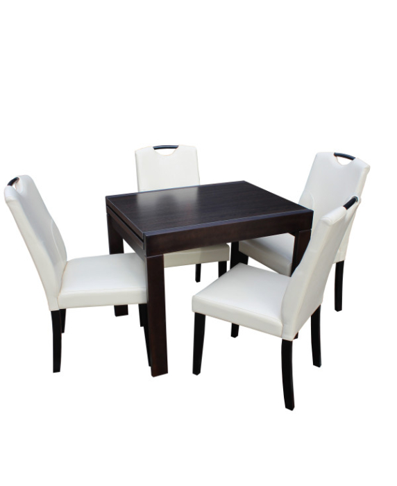 SET MASA KORS + 4 SCAUNE 6002, WENGE-CREM [2]