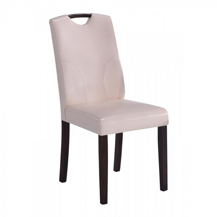 Set masa MARIO cu 4 scaune tapitate RH6002C Crem [3]