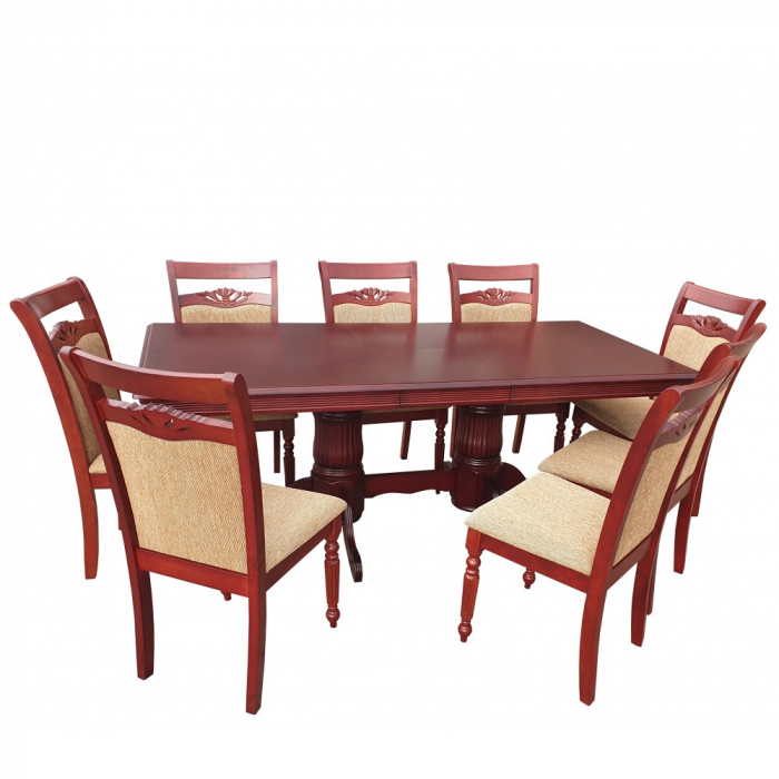 Set Masa RH7132 + 8 scaune RH8064 ,160x100c77 cm, Mahon [2]