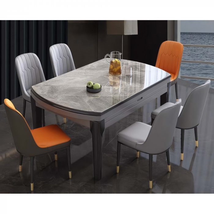 Set masa rotunda transformer 135 cu 6 scaune [2]