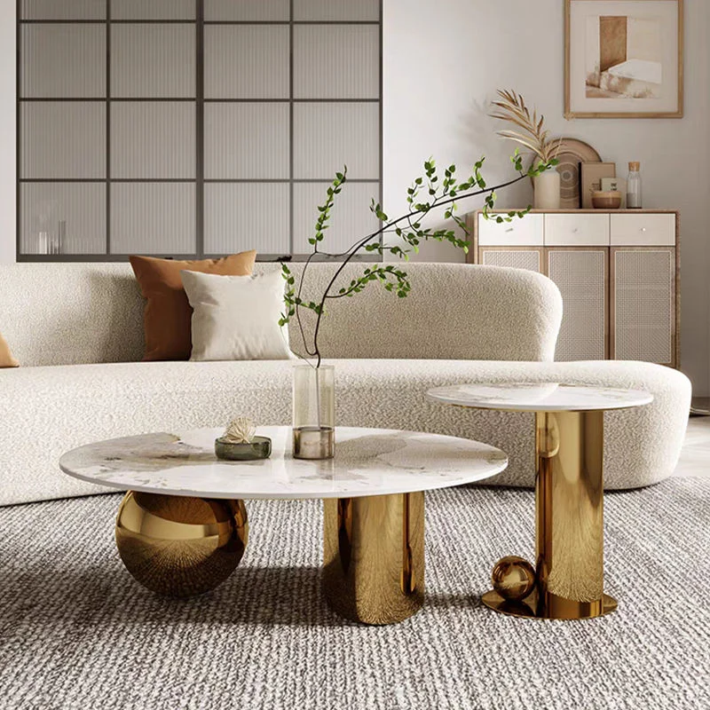 Set Masute Cafea GOLD 80x80x35 [3]
