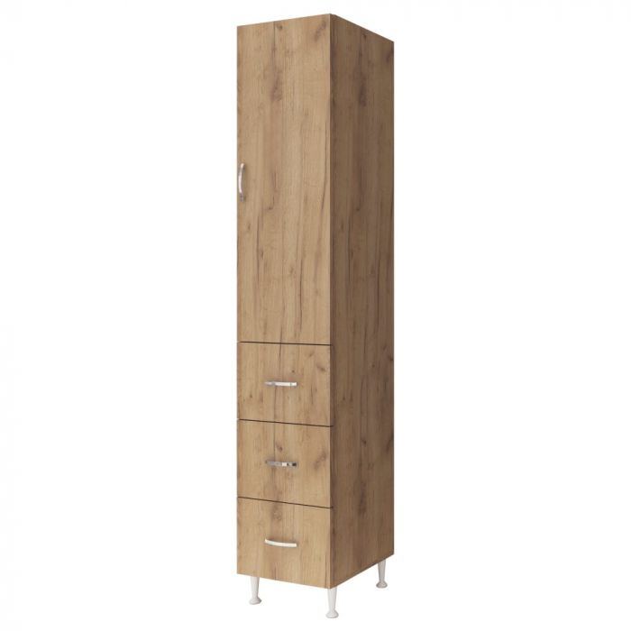 Soldat 35 1U/3S, 35x35x180cm, stejar k003 [2]