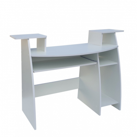 Birouri - Birou PC SKM-4 ro, 123x50x77 cm, Alb
