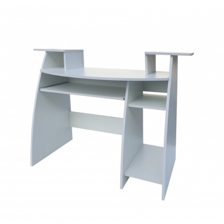 Birou PC SKM-4 ro, 123x50x77 cm, Alb [1]