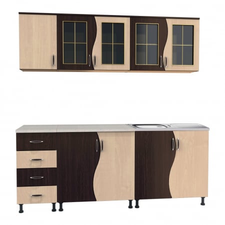 Bucatarie CIP S 2M wenge+mesteacan [1]