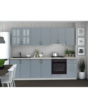 Mobilier bucatarie - BUCATARIE IOANA ROMB MDF 2,6M