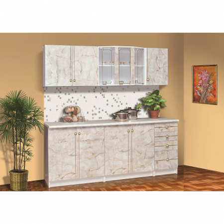 Mobilier bucatarie - Bucatarie Karina 2m marmura