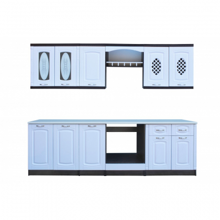 BUCATARIE KATIUSA MDF 2.6M, RO, WENGE+ALB [1]