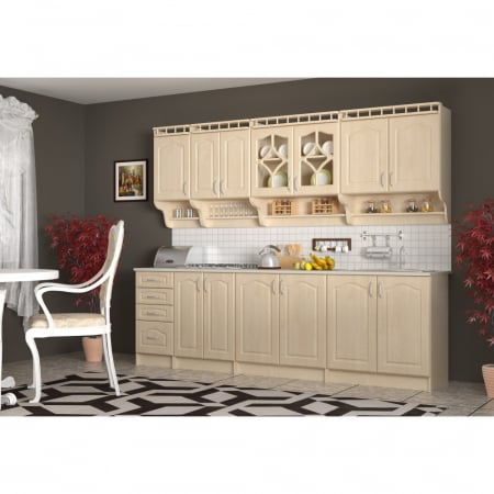 Dulapuri birou - Bucatarie KORONA MEBEL MDF 2.6M MESTEACAN BLAT INTREG