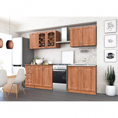 Dulapuri birou - Bucatarie Olea Mebel mdf 2m, cires