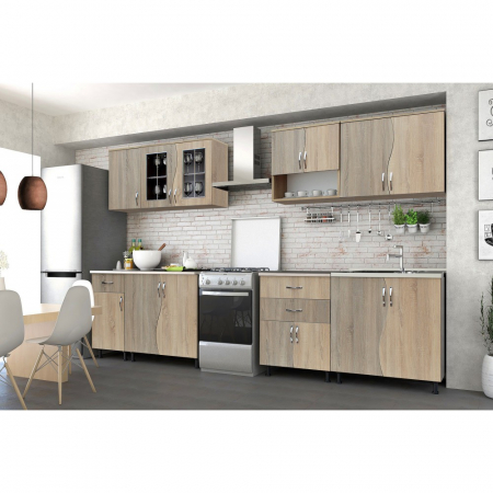 Mobilier bucatarie - BUCATARIE PAULA S SONOMA+TRUFE