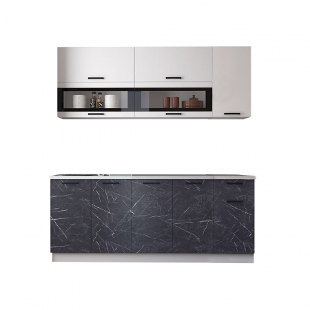 BUCATARIE TEHNO NEW MDF 2.0M MARMURA [1]