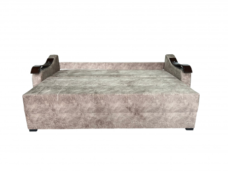 Canapea Extensibila Dana, 220x100x75 Cm, Velvet Cappuccino [2]