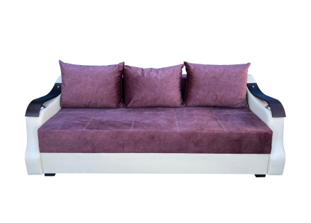 Canapele - Canapea Extensibila Dana, 220x100x75 Cm, Velvet Crem