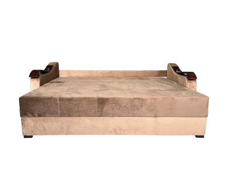 Canapea Extensibila Dana, 220x100x75 Cm, Velvet Gri [3]