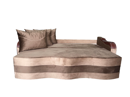 Canapea Extensibila Simona, 225x74x100 Cm, Negru, Alb [1]