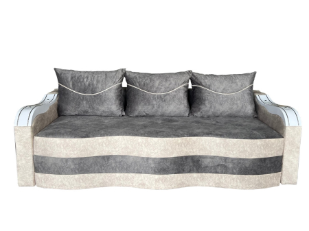 Canapele - Canapea Extensibila Simona, 225x74x100 Cm, Maro, Crem