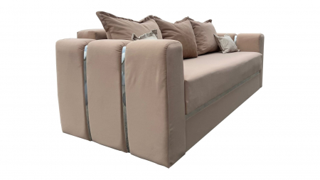 Canapele - Canapea Rebeca Velvet Maro