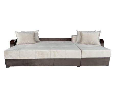 Coltar Extensibil Dana, 300X145X70 Cm, Crem, Maro [1]