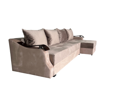 Coltar Extensibil Dana, 300X145X70 Cm, Crem, Maro [2]