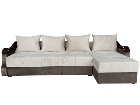 Coltare - Coltar Extensibil Dana, 300X145X70 Cm, Crem, Maro