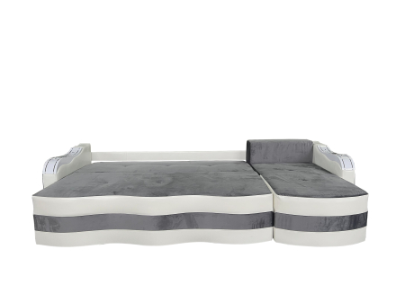 Coltar Extensibil Simona, 300X145X70 Cm, Verde, Crem [2]