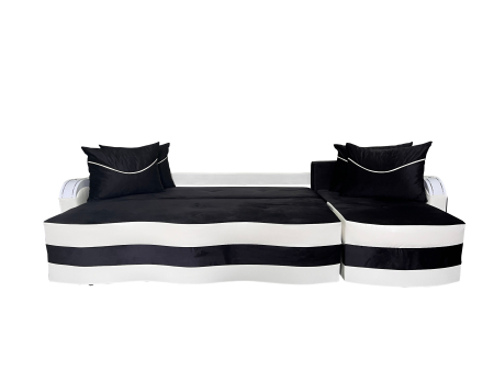 Coltar Extensibil Simona, 300X145X70 Cm, Velvet Maro, Wenge [1]