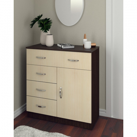 Comode - Comoda 1-3-1 ro wenge+mesteacan