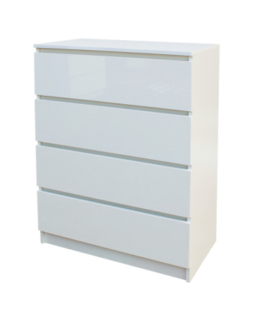 Comode - Comoda ARIA 4 sertare, 70x40x96cm, Alb