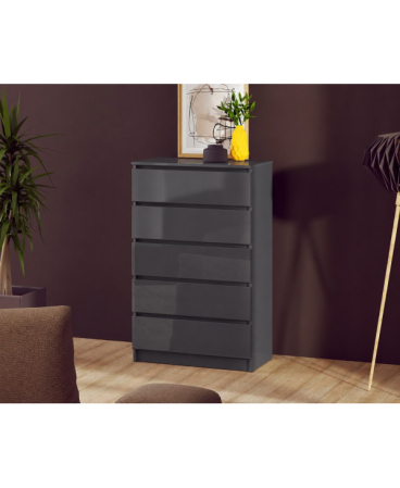 Mobilier dormitor - Comoda ARIA 5 sertare, 70x40x112cm