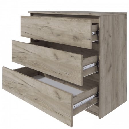 Comoda MP5 3S, 90x44x80 cm, Stejar k002 [4]