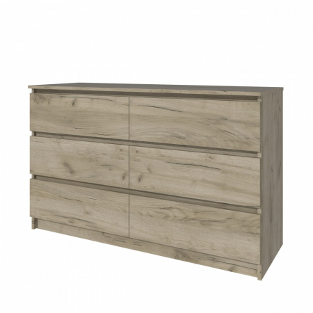 Comoda MP6 6S,130x44x80cm, Stejar K002 [3]