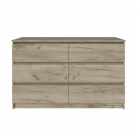 Comoda MP6 6S,130x44x80cm, Stejar K002 [2]